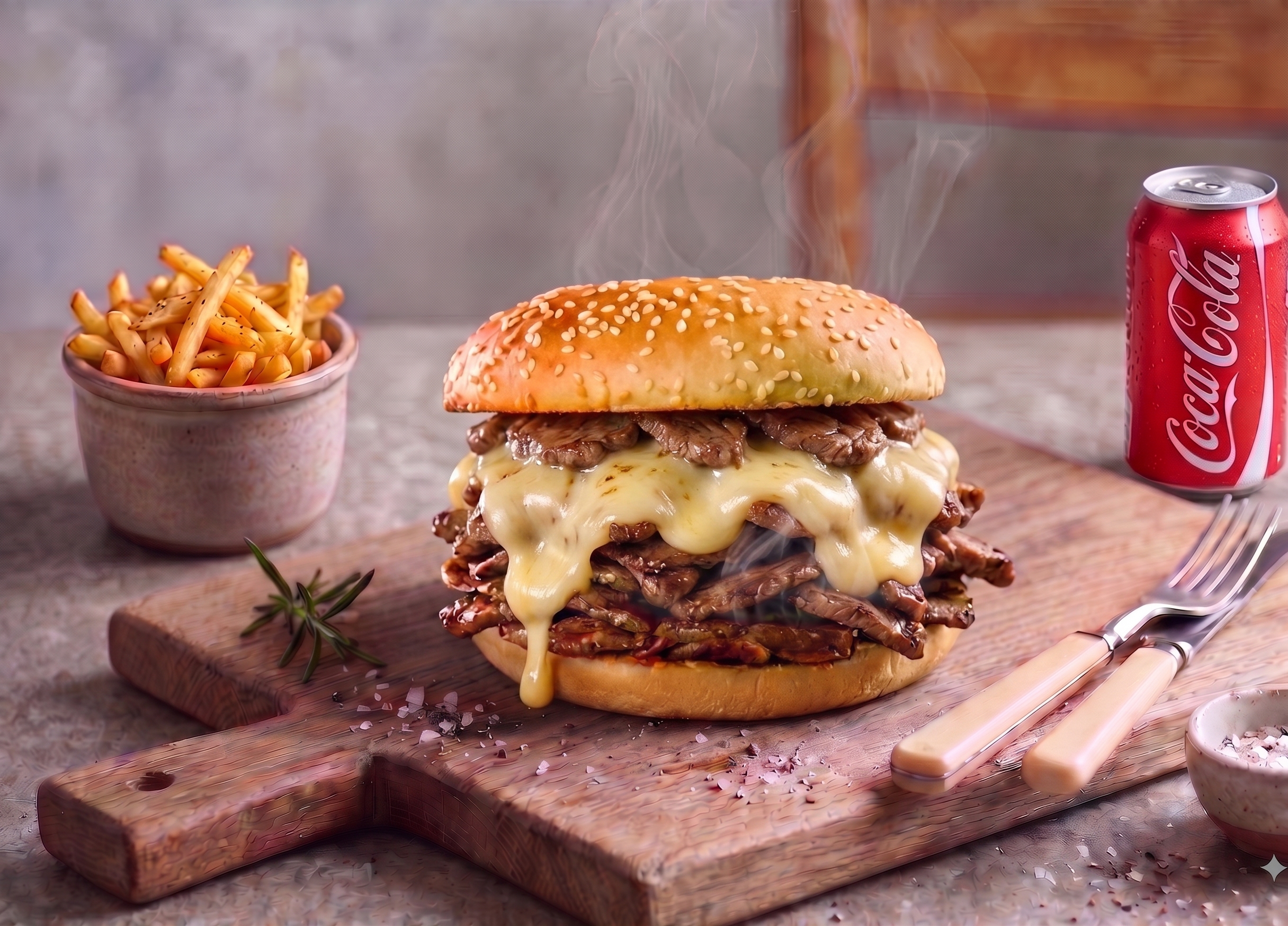 Churrasco Queso $6.200 - Tremendo Pollo La Florida